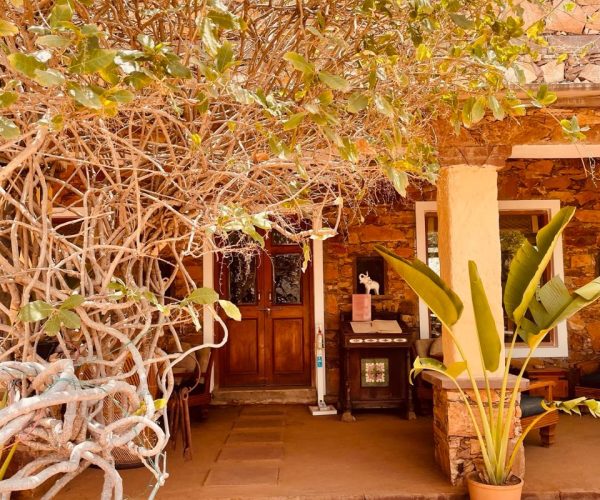 Witness heritage homestay in Undaiur with 800 year old temple in place and with flying foxes 